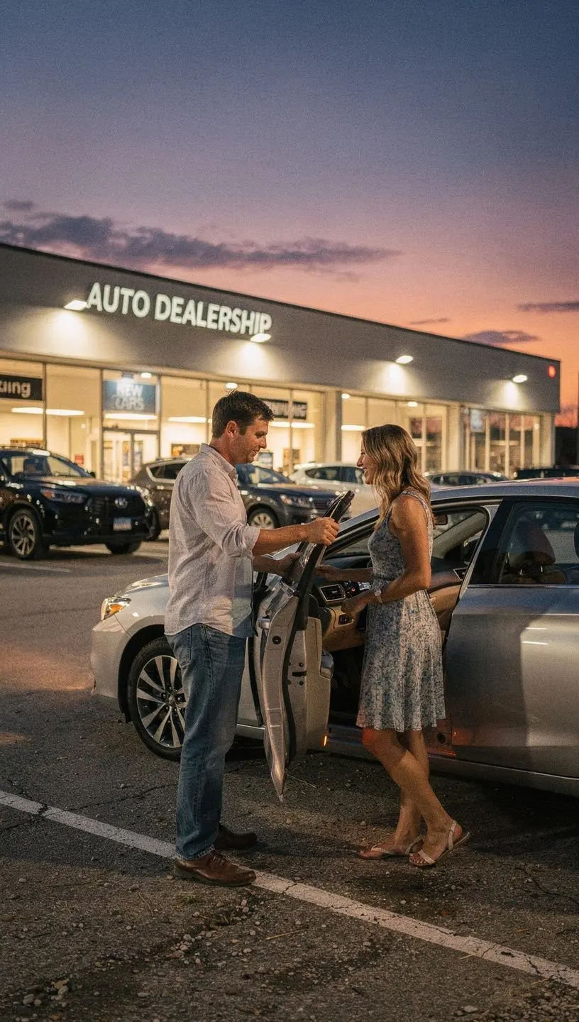 Ilustracja przedstawiająca samochód w ruchu z zabezpieczeniem ubezpieczeniowym.