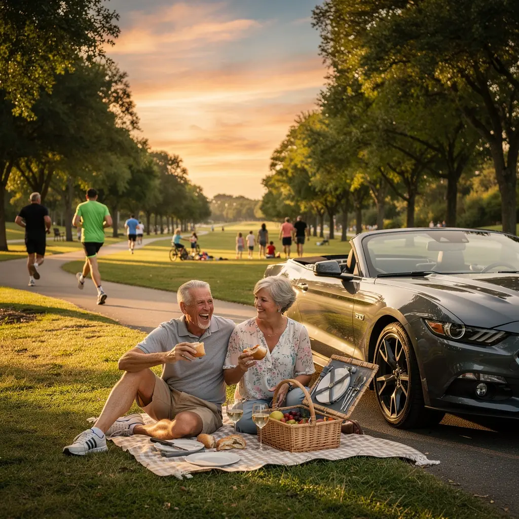 Ilustracja przedstawiająca różne rodzaje ochrony ubezpieczeniowej dla kierowców.